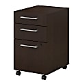 Bush Business Furniture 400 20-1/6"D Vertical 3-Drawer Mobile File Cabinet, Mocha Cherry, Standard Delivery 1 thumbnail image