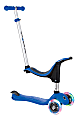 Globber Evo 4-In-1 Light Scooter, 29-1/2"H x 11"W x 36-1/4"D, Navy Blue