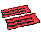 Mind Reader 4 Lb Wrist Weights, Red, Set Of 2 Weights 1 thumbnail image