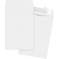 Business Source Tyvek Open-end Envelopes - Document - 6" Width x 9" Length - Peel & Seal - Tyvek - 100 / Box - White 1 thumbnail image