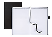 Office Depot® Brand Premium Hardcover Business Journal, 8 1/2" x 5 1/2", Narrow Ruled, 192 Pages (96 Sheets), Black 1 thumbnail image
