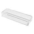 Russell & Hazel Acrylic Long Bloc For Desk Organization, 9” x 3” x 1-1/2”, Clear 1 thumbnail image