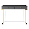 Ameriwood™ Home Serenity 42"W Writing Desk, Graphite Gray 1 thumbnail image