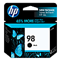 HP 98, Black Ink Cartridge (C9364WC) 1 thumbnail image