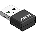 Asus USB-AX55 Nano IEEE 802.11ax Dual Band Wi-Fi Adapter for Computer/Notebook - USB 2.0 Type A - 1.76 Gbit/s - 2.40 GHz ISM - 5 GHz UNII - External