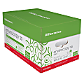 Office Depot® Brand EnviroCopy® Copy Paper, Letter Size (8 1/2" x 11"), 20 Lb, 30% Recycled, FSC® Certified, White, 500 Sheets Per Ream, Case Of 10 Reams