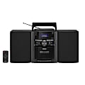 JENSEN Bluetooth® CD-785 Portable CD Music System With Cassette Player And AM/FM Radio, Medium, Black 1 thumbnail image