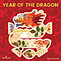 2024 TF Publishing Art & Design Wall Calendar, 12" x 12", Year of the Dragon, January To December