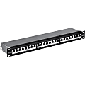TRENDnet 24-Port Cat6A Shielded Patch Panel, 1U 19" Metal Housing, 10G Ready, Cat5e,Cat6,Cat6A Compatible, Cable Management, Color-Coded Labeling 1 thumbnail image