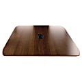 Lorell® Rectangular Conference Table Top, 8'W, Walnut