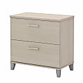 Bush Furniture Somerset 30"W Lateral 2-Drawer File Cabinet, Sand Oak, Standard Delivery 1 thumbnail image
