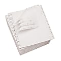 Office Depot® Brand Computer Paper, 4 Parts, 15 Lb, 9 1/2" x 11", Standard Perforation, Carbonless, White, Box Of 800 Sheets
