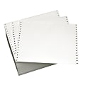 Office Depot® Brand Computer Paper, 1 Part, 20 Lb, 14 7/8" x 11", Non-Perforated, White, Box Of 2,500 Sheets