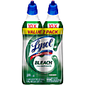 Lysol Bleach Toilet Bowl Cleaner - 24 fl oz (0.8 quart)Bottle - 2 / Pack - Blue