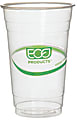 Eco-Products GreenStripe Cold Cups, 20 Oz, Clear, Pack Of 1,000 Cups