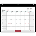 Office Depot Brand Monthly Desk Wall Calendar, 11" x 8", White, January 2027 to December 2027, OD20120027 1 thumbnail image
