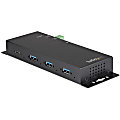 Line StarTech.com 4 Port USB C Hub 10Gbps - Metal Industrial USB 3.2/3.1 Gen 2 Type-C Hub - 3A/1C - USB-C or USB-A Host - Mountable - ESD/Surge 1 thumbnail image
