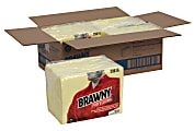 Brawny® Professional Disposable Dusting Cloths - 24" Length x 17" Width - 50 / Pack - 4 / Carton - Yellow