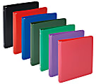Office Depot® Brand Heavy-Duty 3-Ring Binder, 1" Round Rings, Assorted Colors
