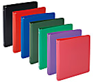 Office Depot® Brand Heavy-Duty 3-Ring Binder, 1 1/2" Round Rings, Assorted Colors