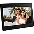 Aluratek Digital Frame - 14" LCD Digital Frame - Black - 1366 x 768 - Cable - Slideshow, Clock, Calendar - Built-in 512 MB - USB - Desktop 1 thumbnail image