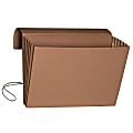 Smead® Redrope Expanding Wallets With Elastic, Legal Size, 5 1/4" Expansion, 30% Recycled, Redrope, Pack Of 10