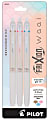 Pilot FriXion Waai Retractable Erasable Gel Ink Pens, Extra Fine Point, 0.5mm, Beige Barrels, Assorted Inks, Pack of 3 Pens, 22212 1 thumbnail image