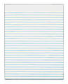 TOPS™ The Legal Pad™ Glue-Top Writing Pad, 8 1/2" x 11", Wide Ruled, 50 Sheets, White