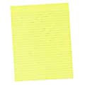 TOPS™ The Legal Pad™ Glue-Top Writing Pad, 8 1/2" x 11", Wide Ruled, 25 Sheets, Canary