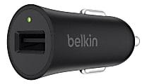 Belkin® BOOST UP™ Quick Charge™ 3.0 Car Charger with USB-A to USB Type-C Cable, 4', Black 1 thumbnail image