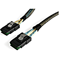 StarTech.com 50cm Internal Mini-SAS Cable SFF-8087 To SFF-8087 & Sideband - Serial Attached SCSI (SAS) internal cable - with Sidebands - 4-Lane - 36 pin 4i Mini MultiLane - 36 pin 4i Mini MultiLane - 50 cm - SFF-8087 - SFF-8087 - 19.69