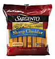Sargento Sharp Cheddar Cheese Sticks, Bag Of 28 Sticks 1 thumbnail image