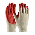 PIP Latex Coated Gloves, Large, Red, Pack Of 12 Pairs