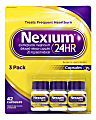 Nexium 24-Hour Delayed Release Acid Reducer Capsules, 14 Capsules Per Bottle, Pack Of 3 Bottles