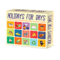 2025 Willow Creek Press Daily Desk Box Calendar, Humor & Comics, 5-1/2” x 6-1/4”, Holidays for Days, January To December, 40874 1 thumbnail image