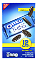 Oreo Thins Sandwich Cookies, 4 Cookies Per Pack, Box Of 48 Packs 1 thumbnail image