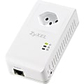 Zyxel 500 Mbps Powerline Pass-Thru Gigabit Ethernet Adapter 1 thumbnail image