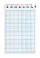 TOPS® NoteWorks® Quad Steno Book With Poly Cover, 6" x 9", Quadrille Ruled, 100 Sheets, White 1 thumbnail image