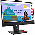 Lenovo ThinkVision T24D-4v 24" Class (23.8" Viewable) Webcam Full HD LED Monitor, 16:9, Eclipse Black 1 thumbnail image