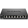 D-Link® DGS-108 8-Port 10/16 Gbps Gigabit Desktop Ethernet Switch