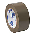 Tape Logic Natural Rubber Carton Sealing Tape, 2 Mil, 2" x 55 Yd., Tan, Case Of 6