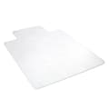 Deflect-O EconoMat Chair Mat For Hard Floors, Wide Lip, 45" x 53", Clear 1 thumbnail image