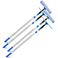 Gritt Commercial Pro Window Washing Kit With Squeegee, Washer And Telescopic Pole, 14" Squeegee And Washer/6' Pole, Multicolor, Pack Of 2 Kits 1 thumbnail image
