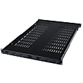 StarTech.com 1U Adjustable Mounting D Vented Rack Mount Shelf - 175lbs/80kg - 1U Server Rack Shelf/Adjustable Rack Mount - ADJSHELF 1 thumbnail image
