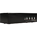 StarTech.com 4 Port DVI VGA Dual Monitor KVM Switch USB with Audio & USB 2.0 Hub 1 thumbnail image