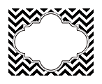 Barker Creek Self-Adhesive Name Badge Labels, 3 1/2” x 2 3/4”, Black Tie, Pack Of 45 1 thumbnail image