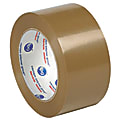 Partners Brand Natural Rubber Carton Sealing Tape, 2.2 Mil, 2" x 55 Yd., Tan, Case Of 36