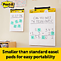 Post-it® Notes Super Sticky Easel Pads, Mini, White, Pack Of 2 Pads - Zerbee