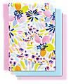 Divoga® Composition Notebook, Happy Floral Collection, 9 3/4" x 7", 1 Subject, College Ruled, 160 Pages (80 Sheets), Assorted Colors