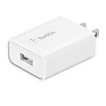 Belkin® 18W Quick Charge 3.0 USB-A Wall Charger, White